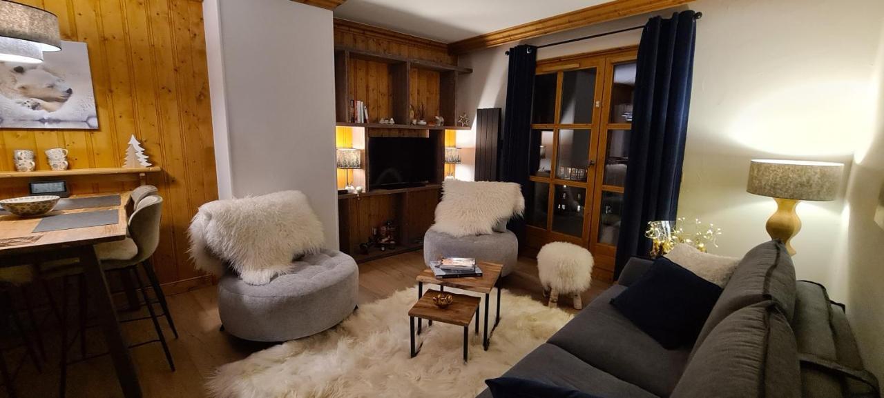 Arc 1950 Appartement De Standing Refuge Du Montagnard, Vue Incroyable Sur Le Montblanc, Skis Aux Pieds Acces Spa Et Piscine Les Arcs  Exterior photo