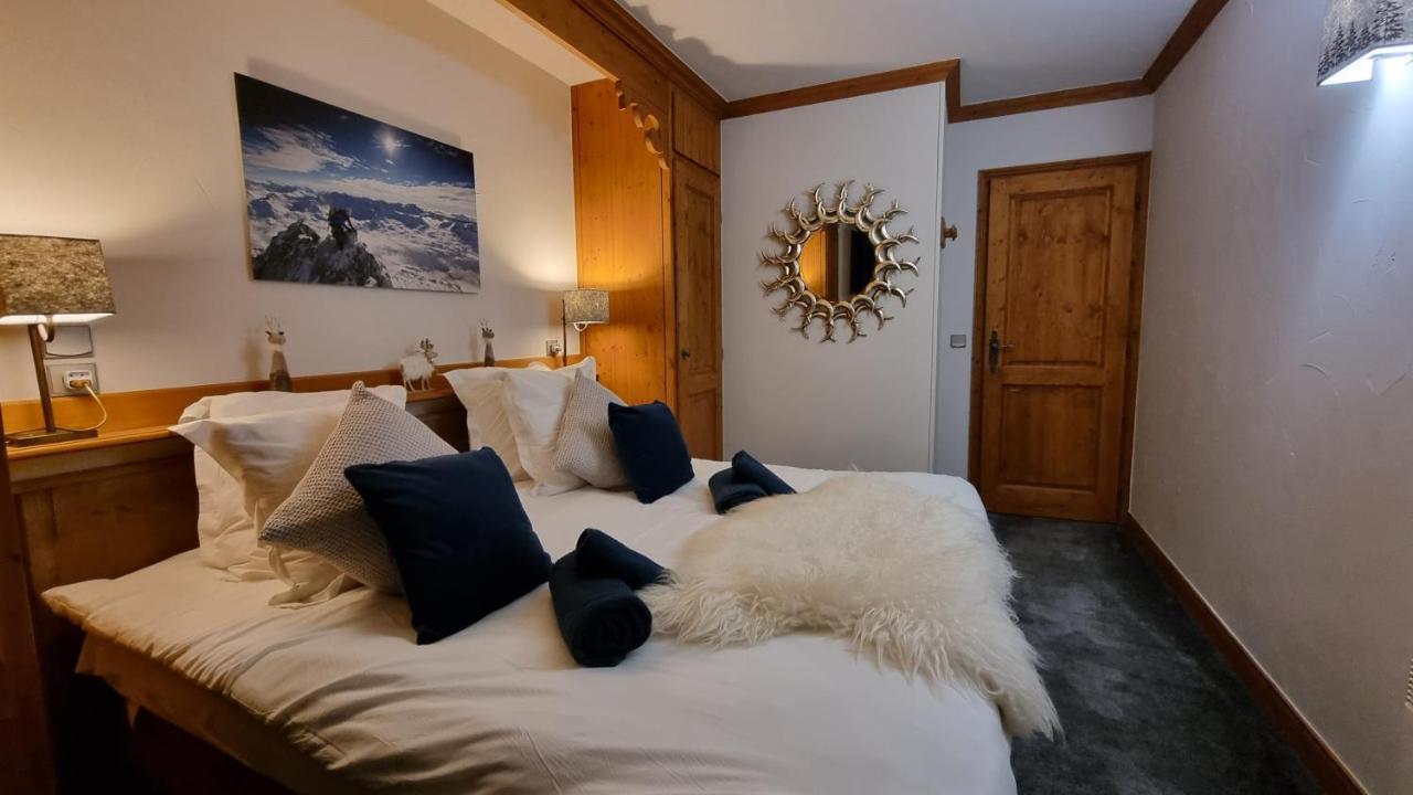 Arc 1950 Appartement De Standing Refuge Du Montagnard, Vue Incroyable Sur Le Montblanc, Skis Aux Pieds Acces Spa Et Piscine Les Arcs  Exterior photo